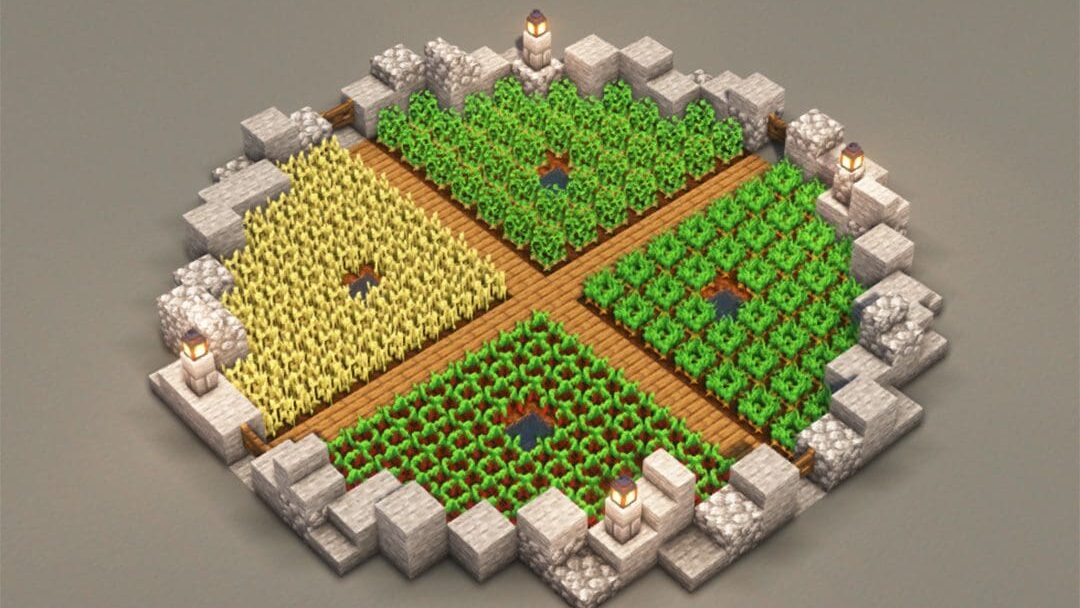 Minecraft circle farm