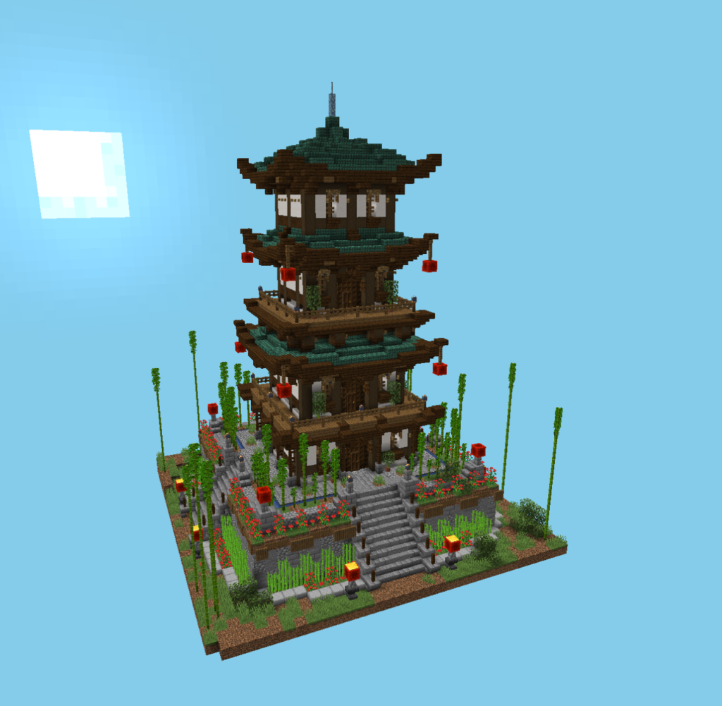 Minecraft The Japanese Pagoda