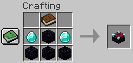 minecraft enchantment table recipe